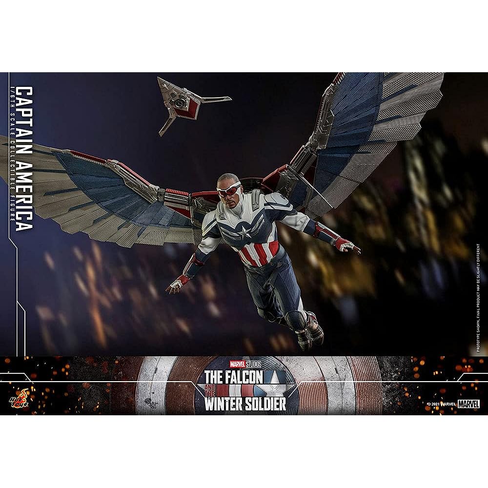 TV Masterpiece Falcon & Winter Soldier Captain America 1/6 Scale Figure Blue