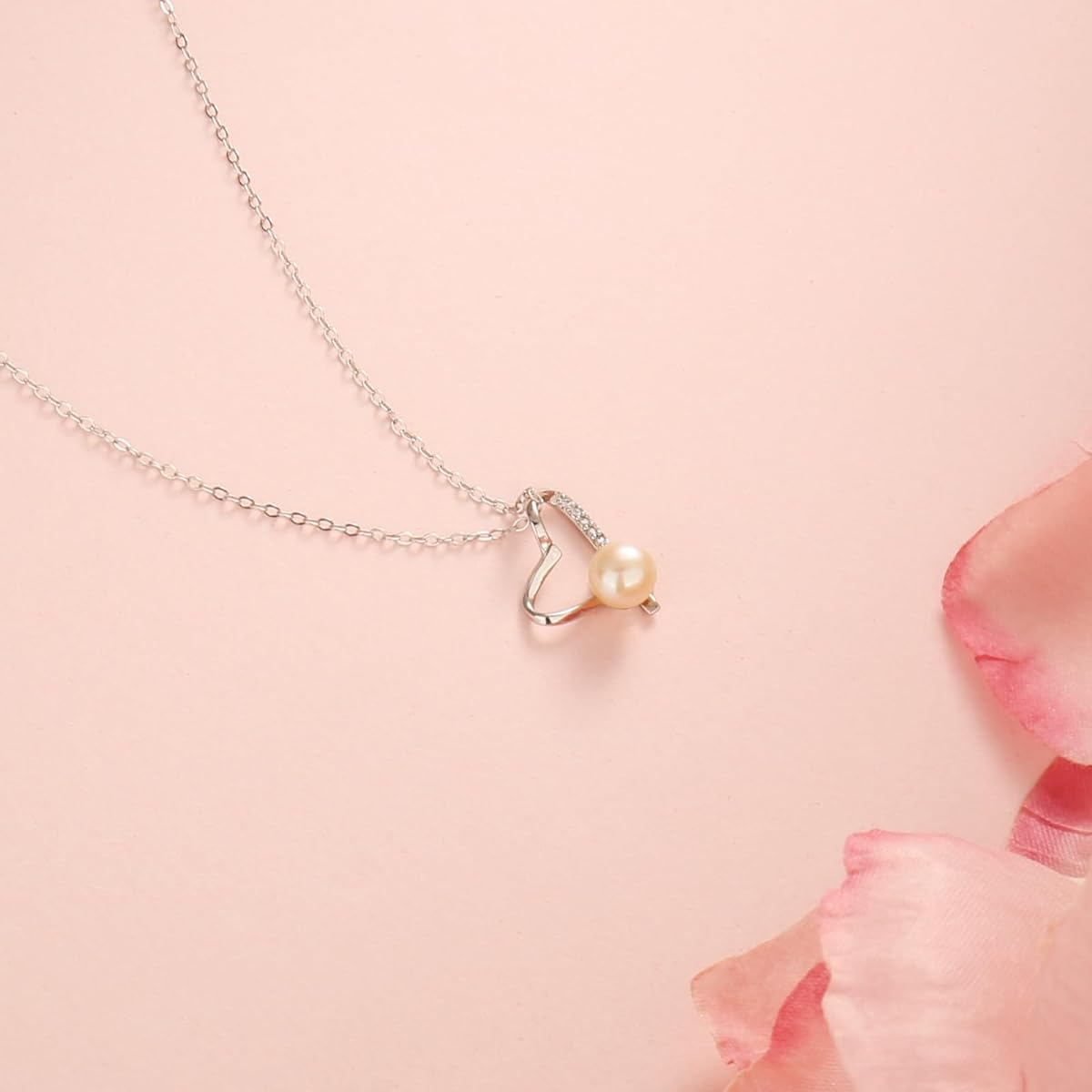 TZPI Pearl Necklace 10-60 Years Birthday Gift Wedding Necklace Mother's Day Gift Daily Necklace for Girls and Women