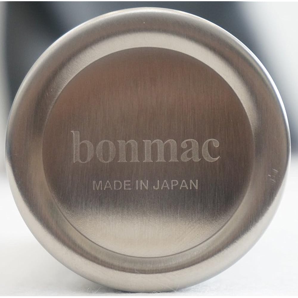 bonmac Bonmac Coffee Mill Ceramic Hand Mill CM-02S Silver Size: Main body only: Diameter 5.4 x Height 15.1cm, When equipped with handle: Width 13.2 x Height 17.9cm