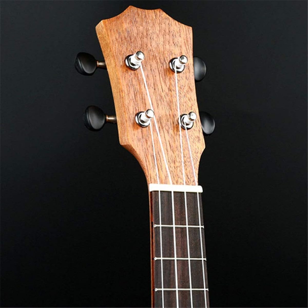 Ukulele Hawaii Soprano String Tuner Brown Natural Wood Starter Beginner Expert Ukulele Beginner Musical Instrument