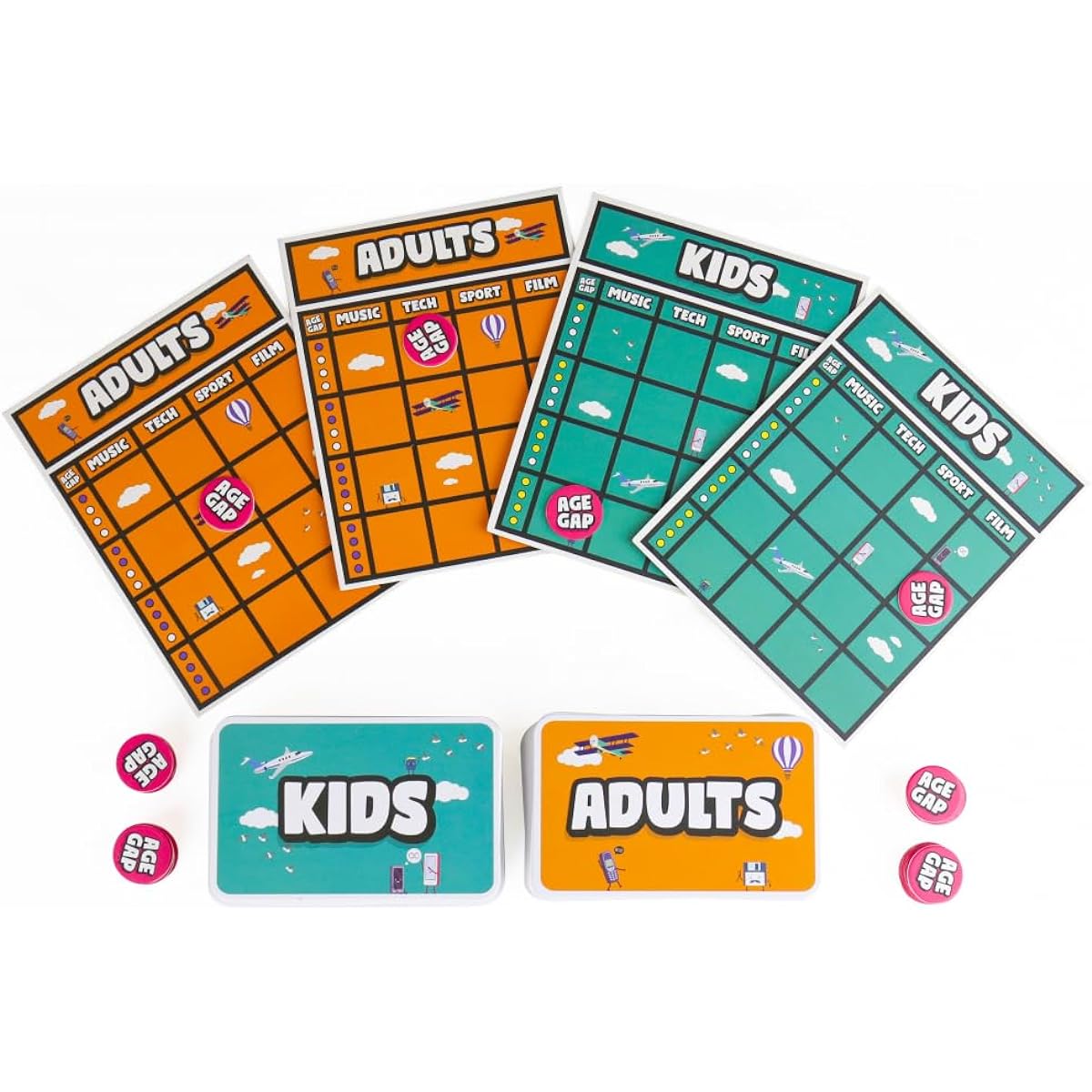 Age Gap - The Kids vs Adult Trivia Game