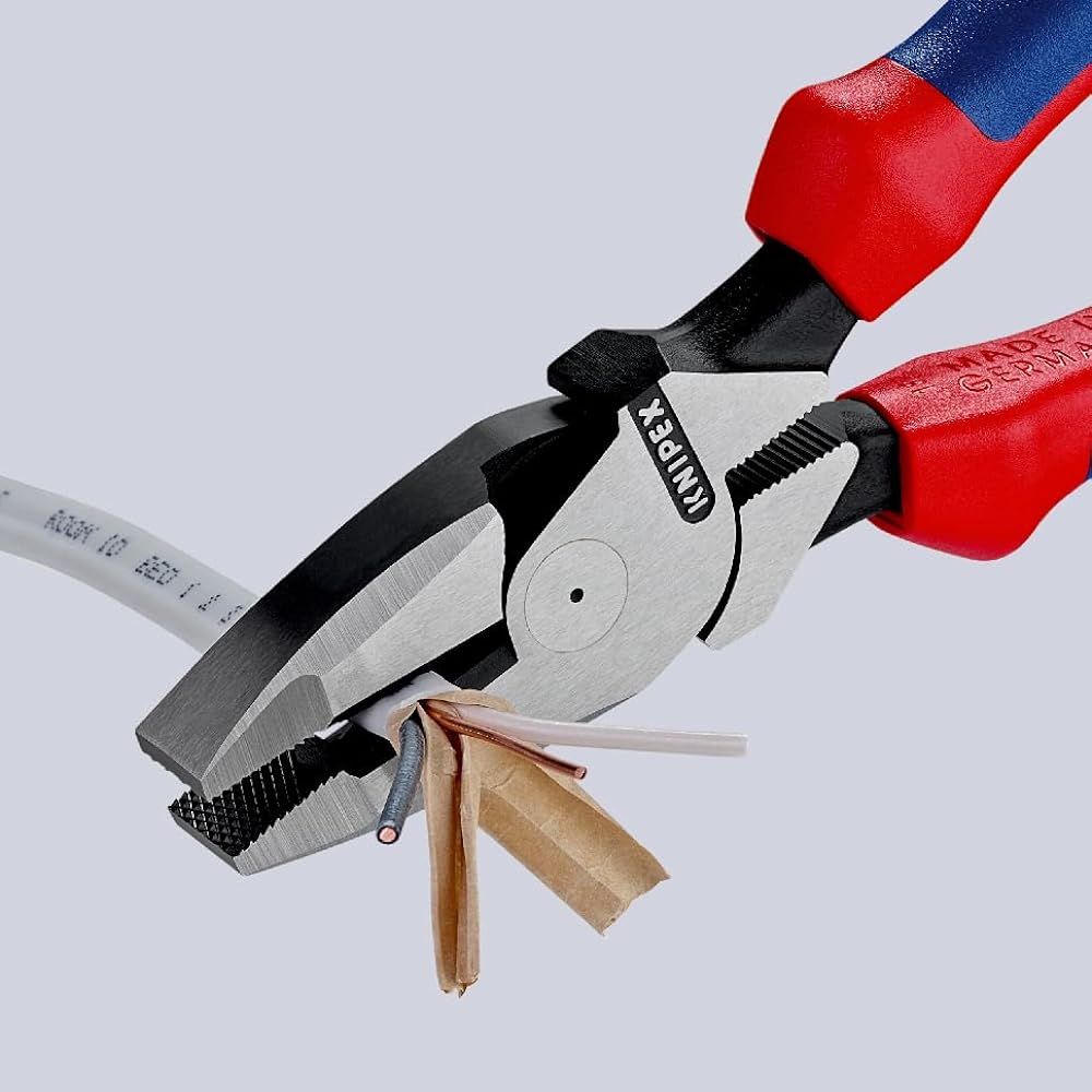 KNIPEX 0902-240TBK Strong pliers for overhead line work Fall prevention