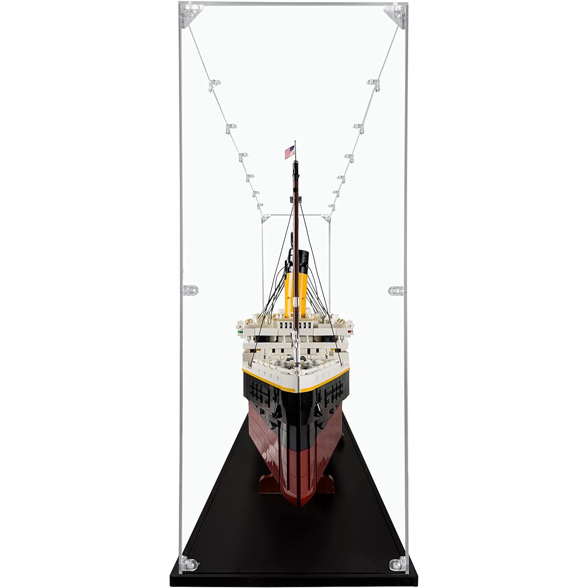 SONGLECTION Acrylic Display Case for Titanic #10294, Dustproof Display Case (Case Only)