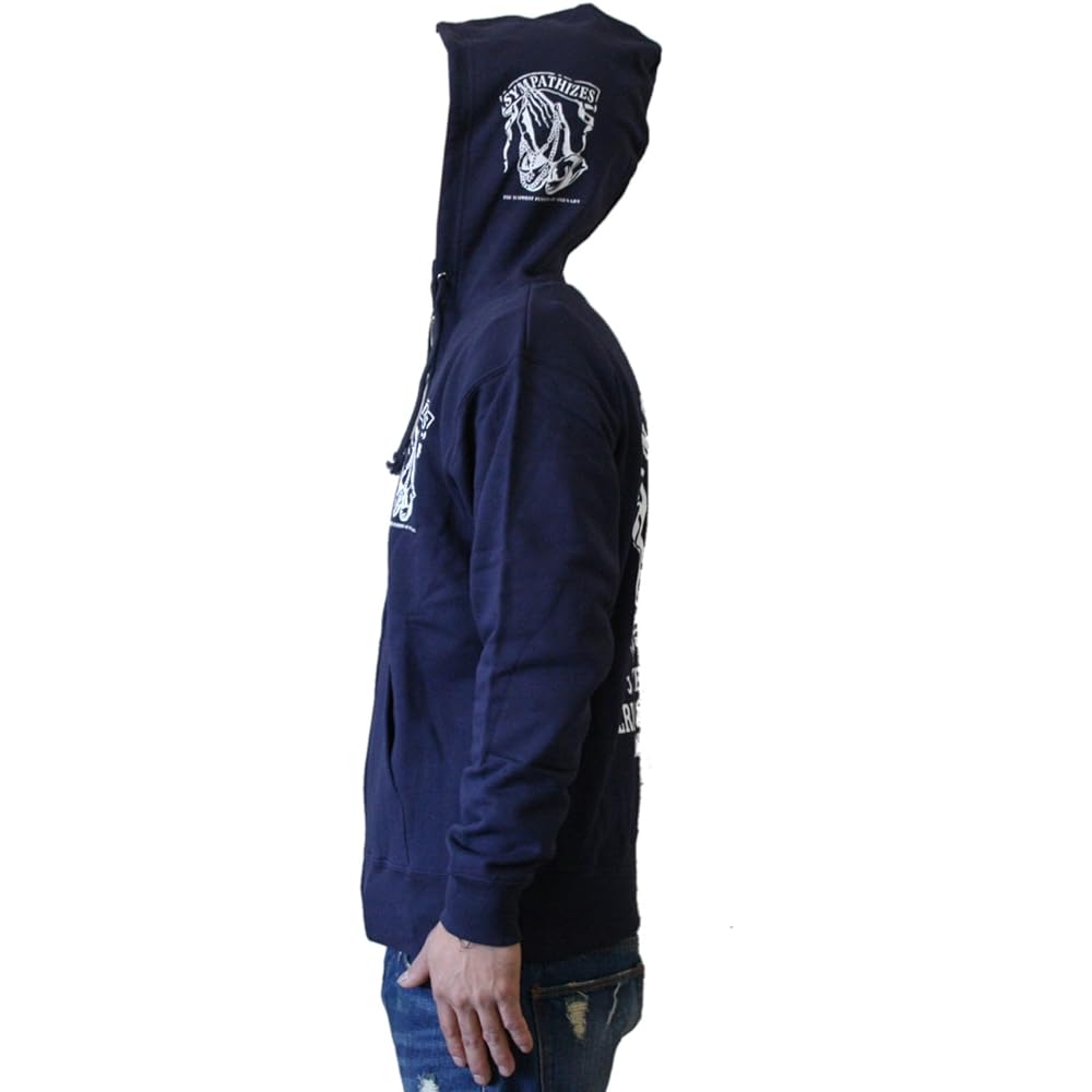 (Confuse) CONFUSE Hoodie Men's Sweatshirt Maria Print Zip Hoodie cf-rem-swziph-02