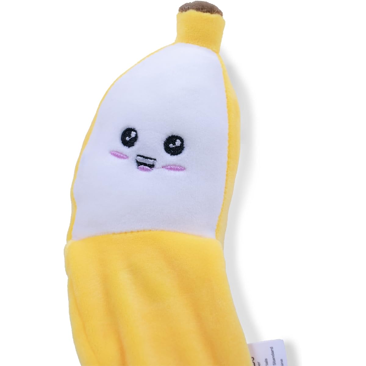 KINREX Peelable Banana Stuffed Animal - Children's Fruit Stuffed Animal - Measures 8" - 8"