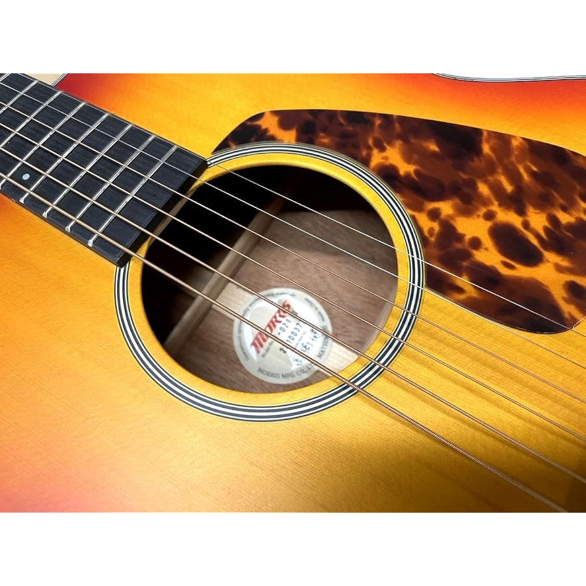 Morris F-021 CS Morris Folk Size Acoustic Guitar Cherry Sunburst Acoustic Guitar Beginner Outlet