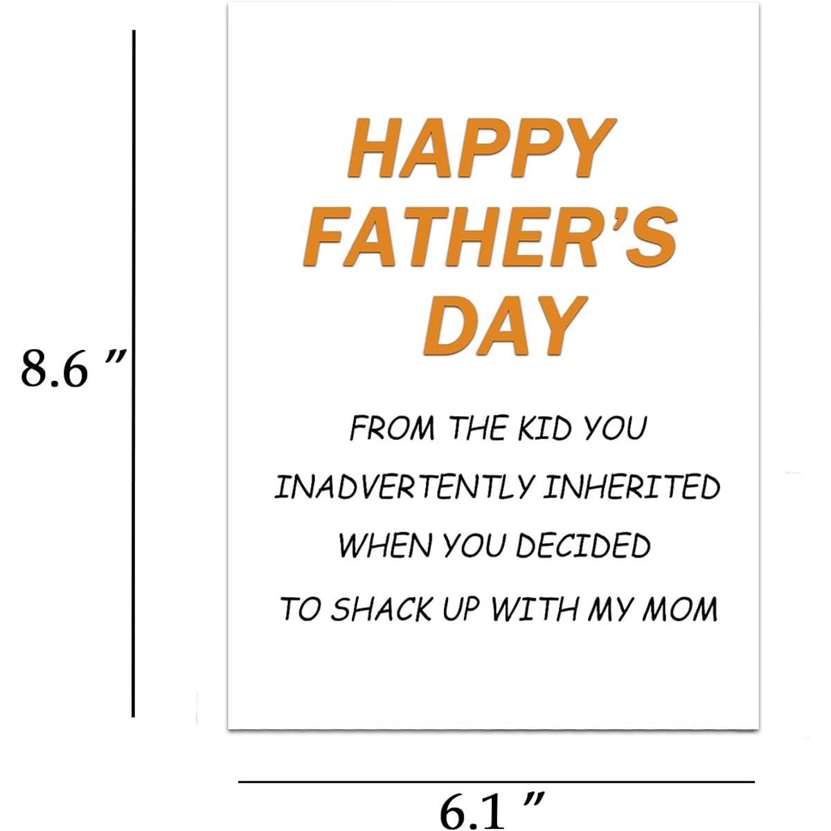 Happy Father's Day Cards Father's Day Cards for Step Dads Father's Cards from Step Kid Gratitude Step Dad Cards