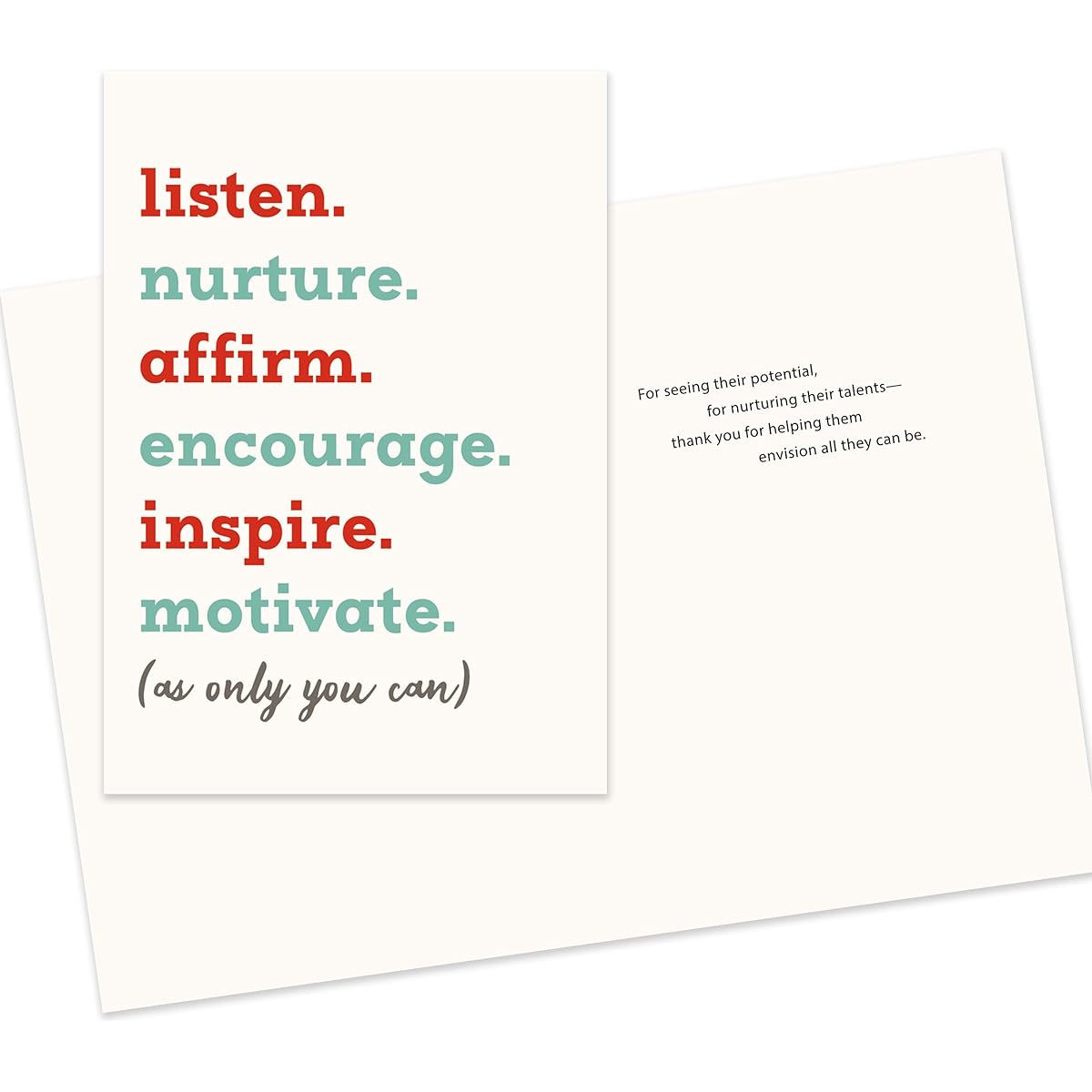 Hallmark Business Assorted Teacher Appreciation Cards (Elementary and Secondary Education) for Educators, School Nurses, School Administrators, Staff, PTA, PTO, Parent Organizations (Pack of 25)