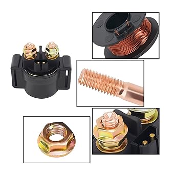 Solenoid Relay Motorcycle Starter Relay for Kawasaki EL250 Eliminator 250 KL600 KLR600 KL650 KLR650 ZL600 ZL1000 ZL400 ZX900 Ninja 900 GPZ900R