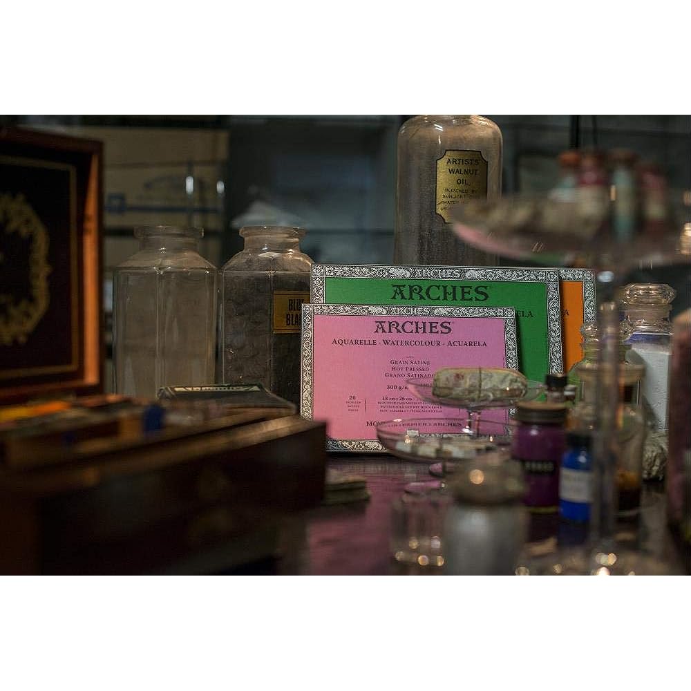 Arches Watercolor Paper Block 185g Fine 31X41cm 20 Sheets (1795055)