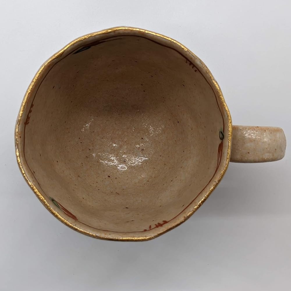 Utsuwa Roan Mino Ware Hitori Wada Mug Approx. 10cm Kirin Crest Made in Japan 105-0056