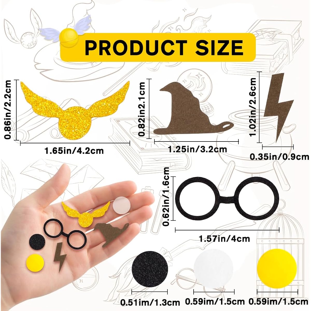 DIYDEC Wizard Table Confetti Bulk