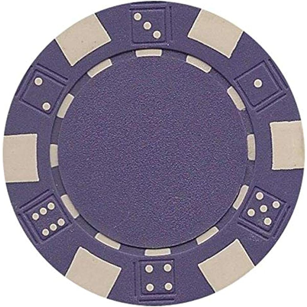 Da Vinci Clay Composite Striped Dice 11.5g Poker Chips 50 Pieces