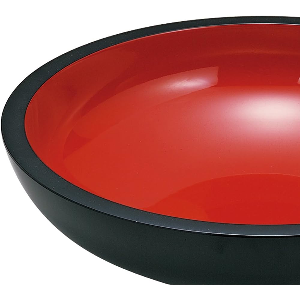 Miyamoto Sangyo Pot Kneading Pot 16.0 Kurouchi Vermilion φ48×12.5cm