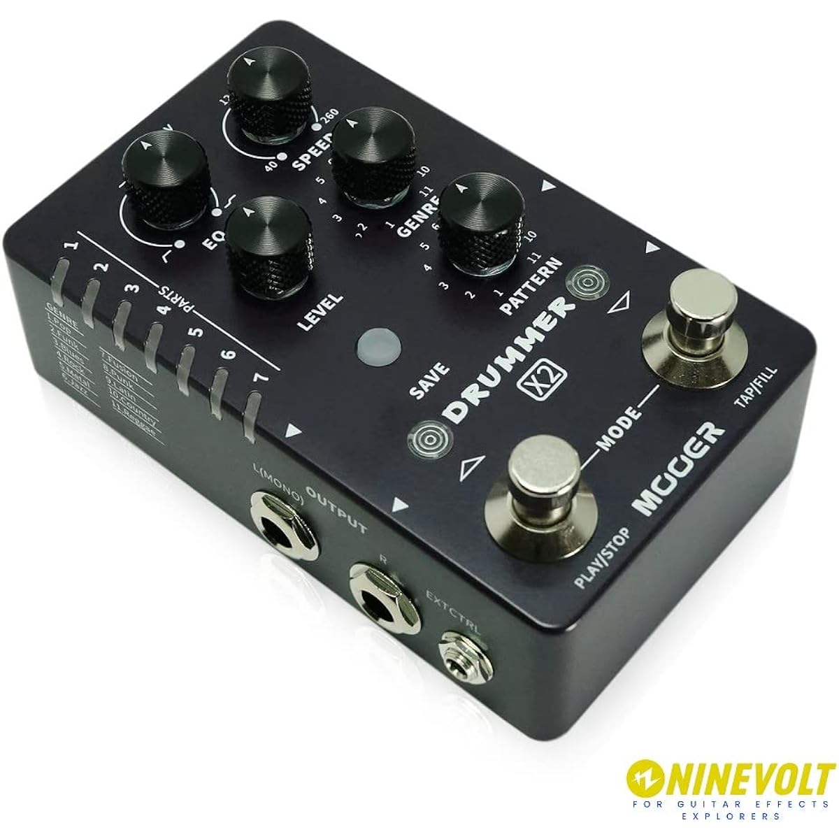 Mooer/DRUMMER X2 drum machine pedal Mooer