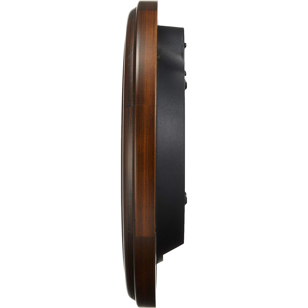 Suntel Made in Japan Made in Japan TRDE_MARK Retro Radio Controlled Clock Stand Antique Brown DQL668