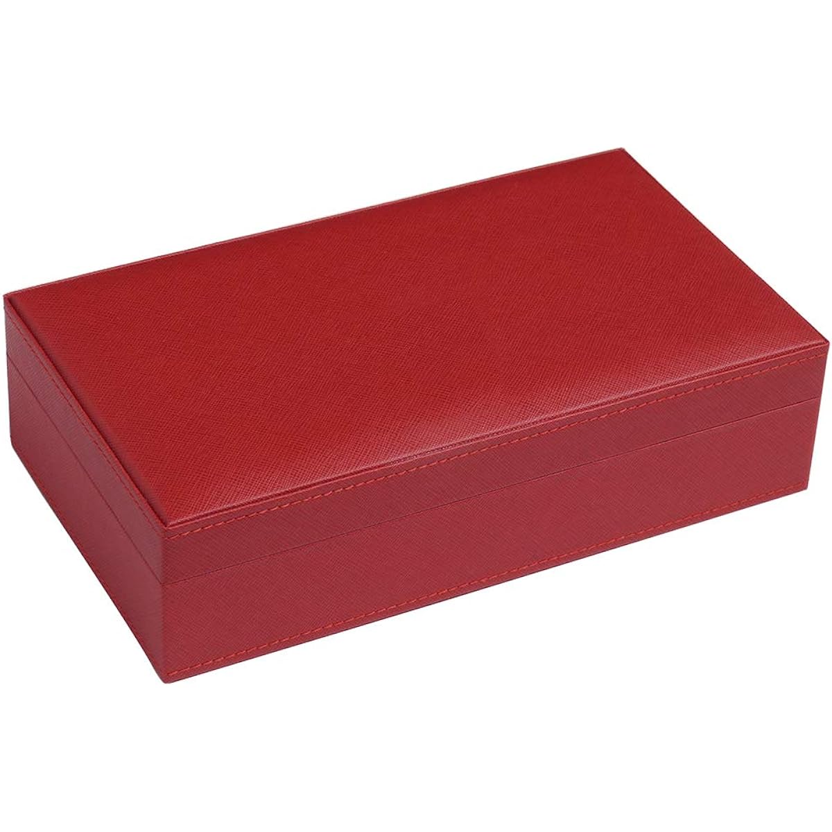 Silverman & Co. Double 6 Large Black Domino Set - Red Case