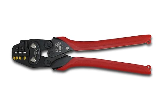Nichifu Tenmu Kogyo Crimping Tool Handle Color: Red NH- 32 Atchaku Koug