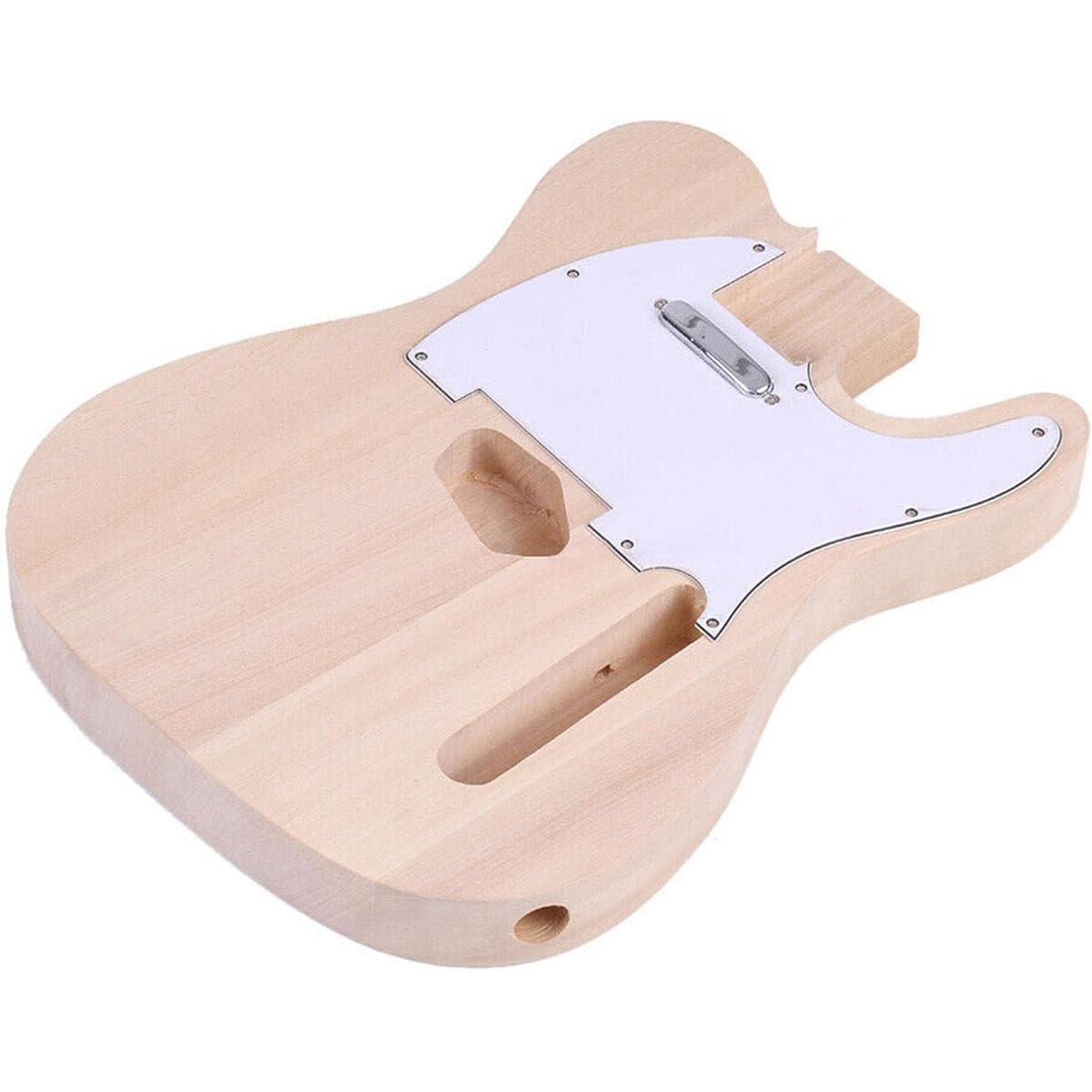 Hellery Electric Guitar Kit - DIY Guitar Parts - Wood