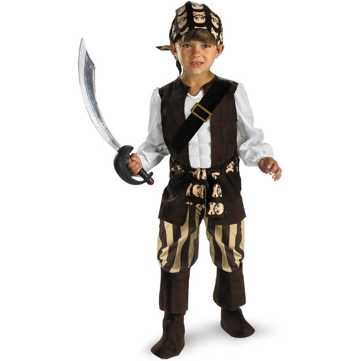 Halloween Cosplay Kids/Children Pirate Toddler Costume 4-6 (Part Number 3211) DIS-3211