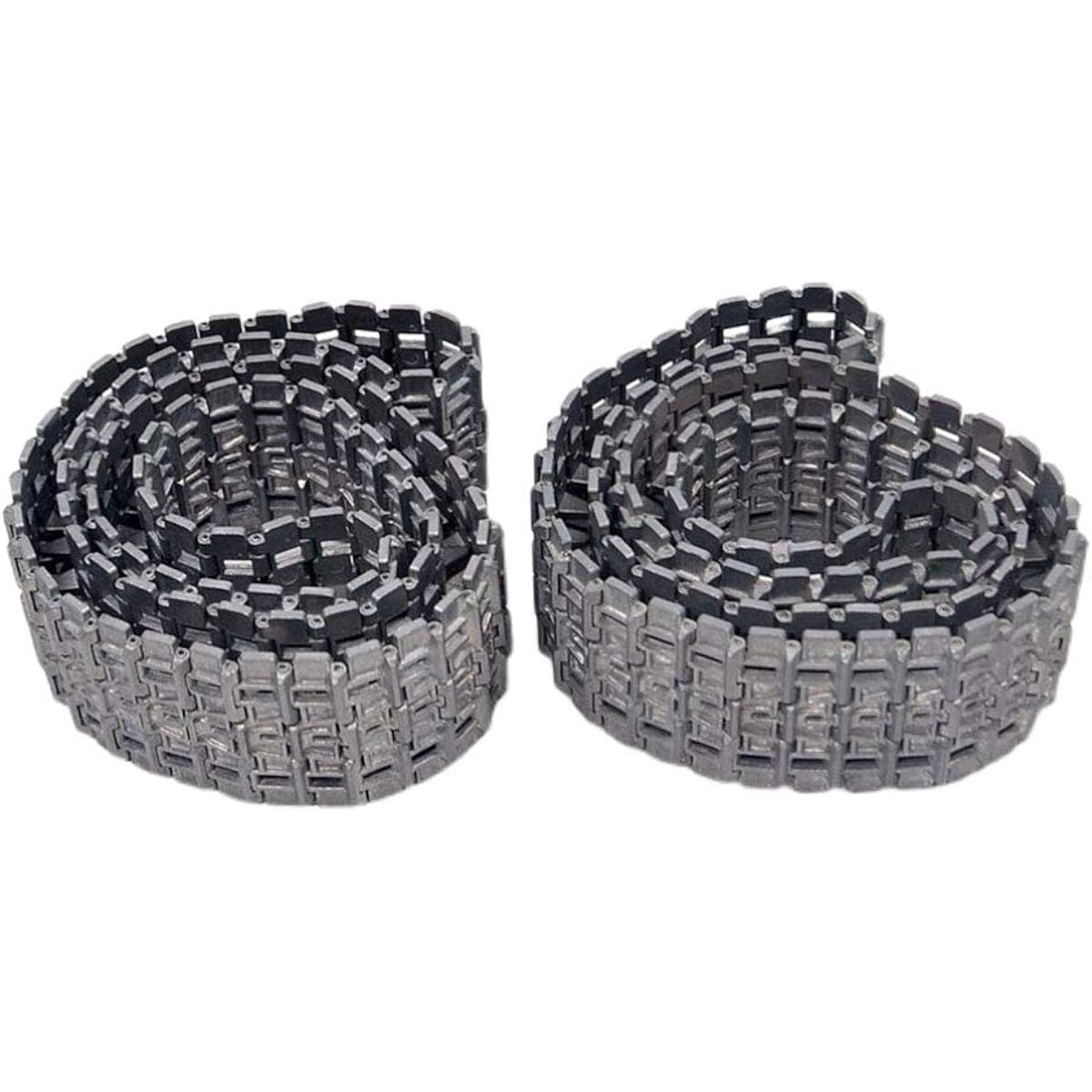 RC remote control tank metal upgrade repair and modification parts metal chain strap caterpillar, driving wheel, guide wheel, load-bearing wheel, etc. Henglong Suitable for Soviet KV-1 remote control tank (3878) (Metal accessories set)