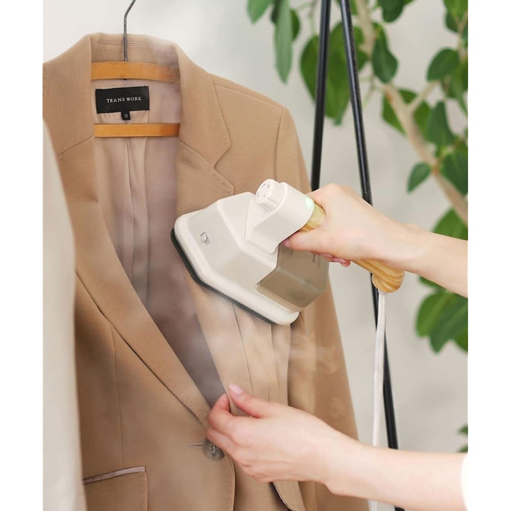 BRUNO Handy Press Steamer Steam Iron 2WAY Iron Mittens Set Greige Bruno 2WAY Iron Clothes Steamer Deodorizing Disinfecting Rainy Season Measures Stylish BOE085-BOA141-GRG 1704323