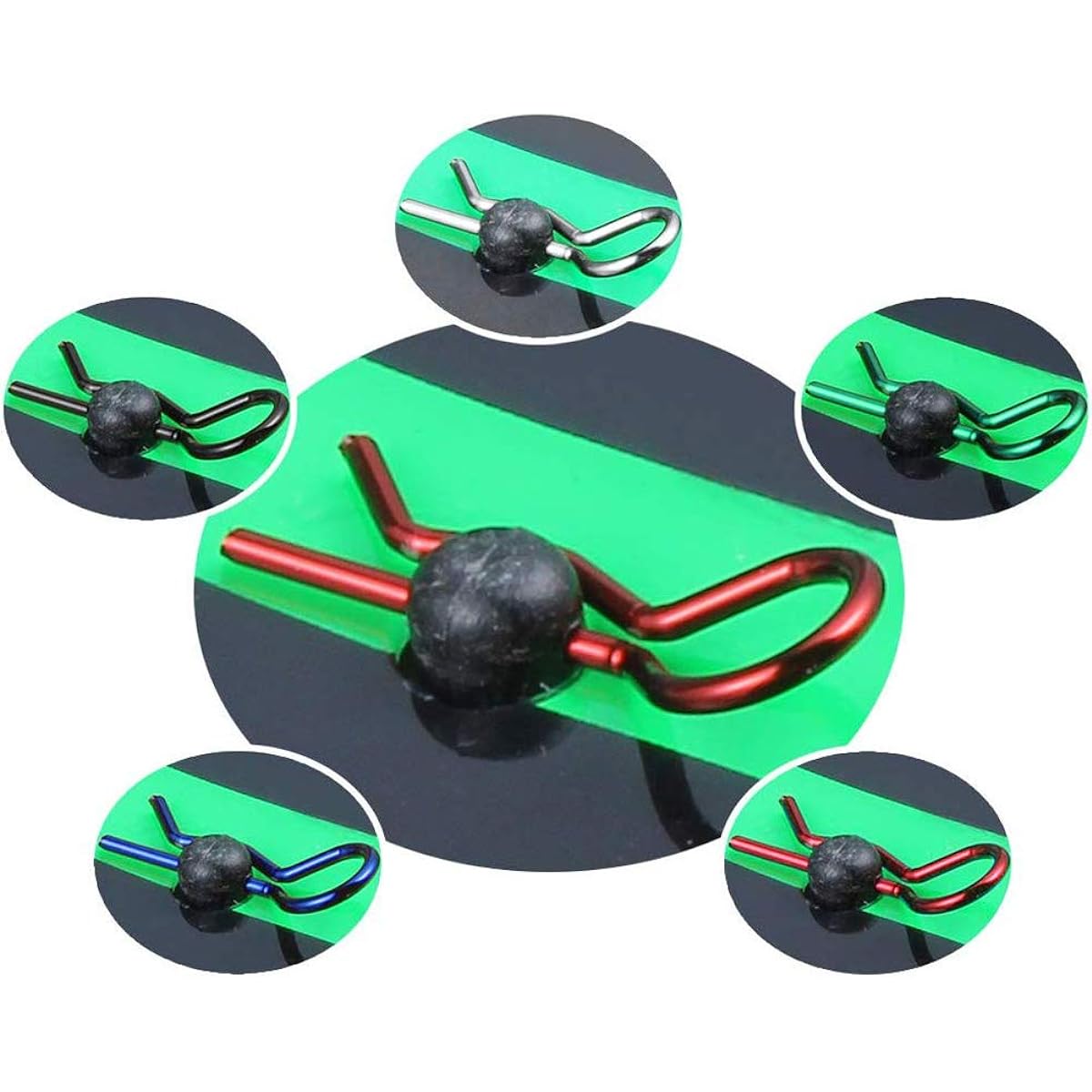 Hobbypark RC Car Body Clips R Pin Universal 1/8 1/10 1/12 RC Car Body Shell Truck Buggy Crawler Short Course Replacement Parts 100pcs