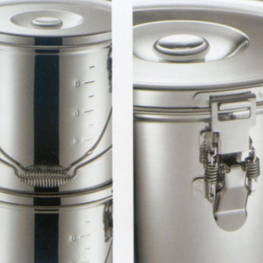 Puppy Mark 19-0 Chrome Stainless Steel IH Compatible Stacking Lunch Can 16cm 57916