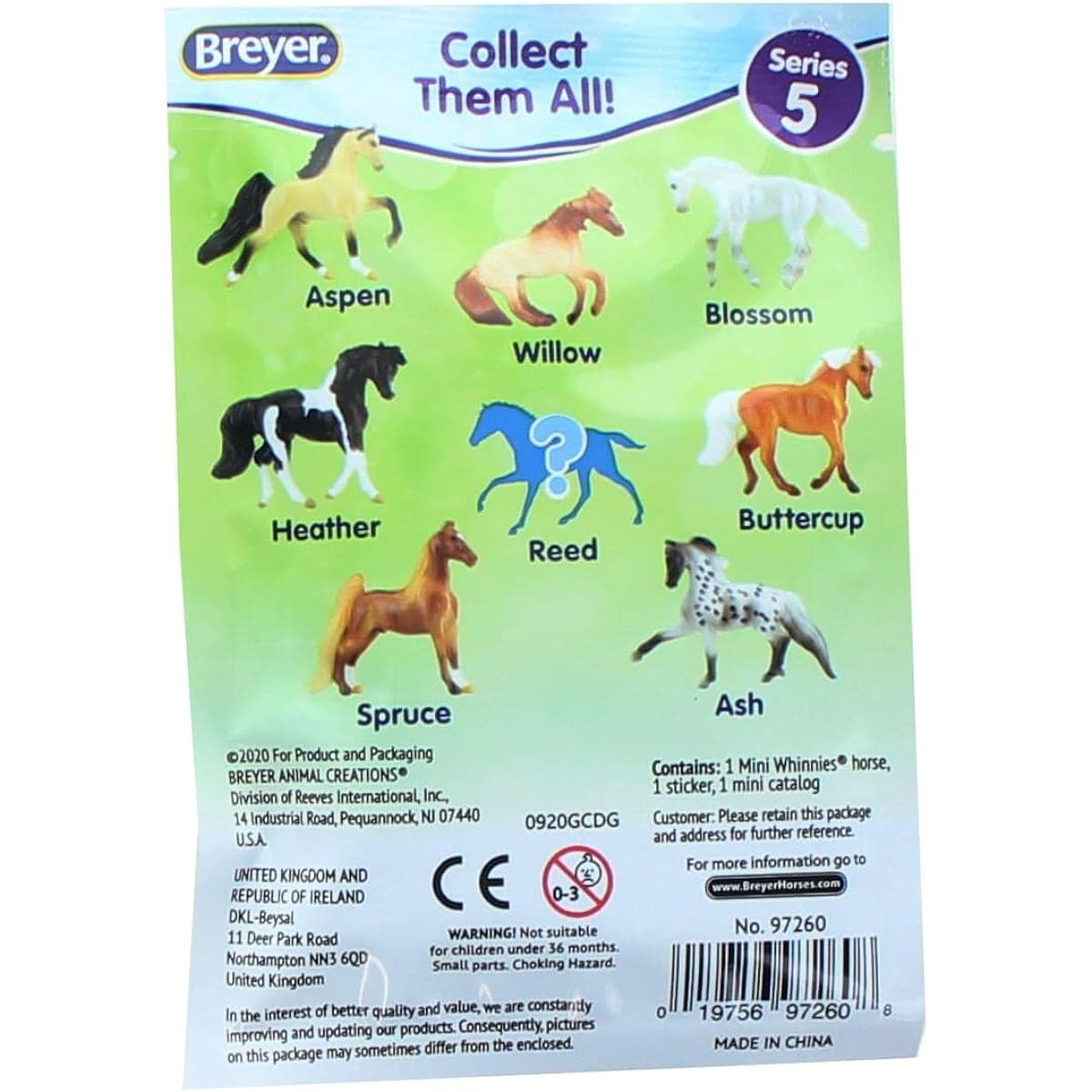 Breyer Mini Whinnies 1:64 Scale Horse Surprise Series 5 Random 1 Piece