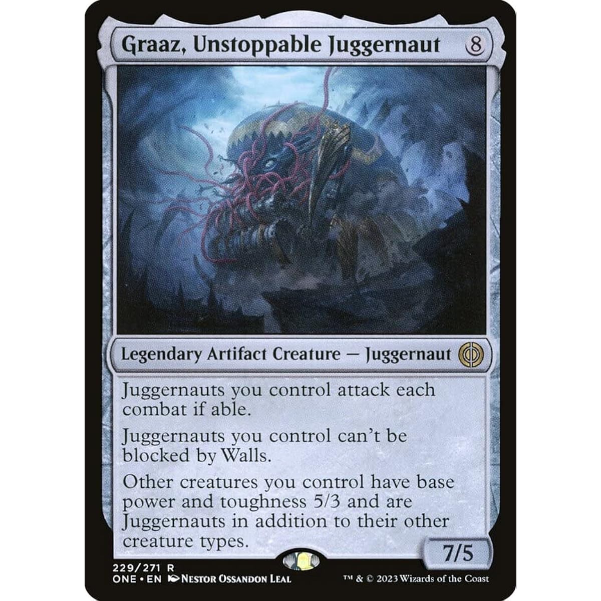 Magic: The Gathering - Graz Unstoppable Juggernaut (229) - Phyrexia: All Will Be One