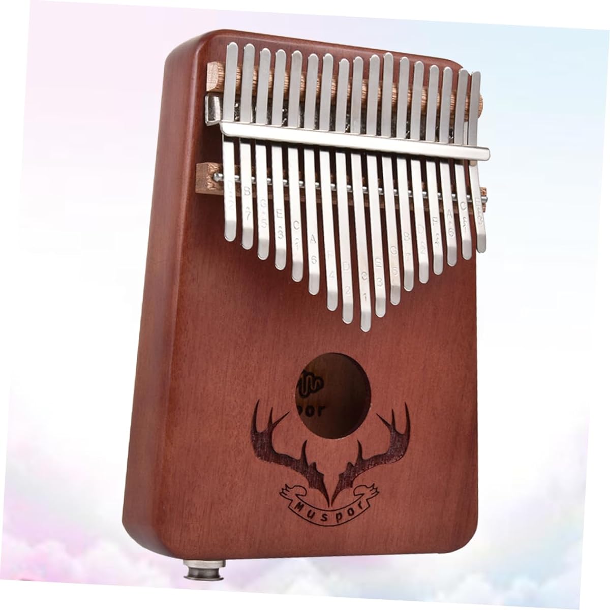 VICASKY 3pcs African Finger Piano Kalimba Finger Piano with Bag Portable Mbira Kalimba Clear Portable Keyboard Piano Kids Piano Thumb Equalizer Bamboo