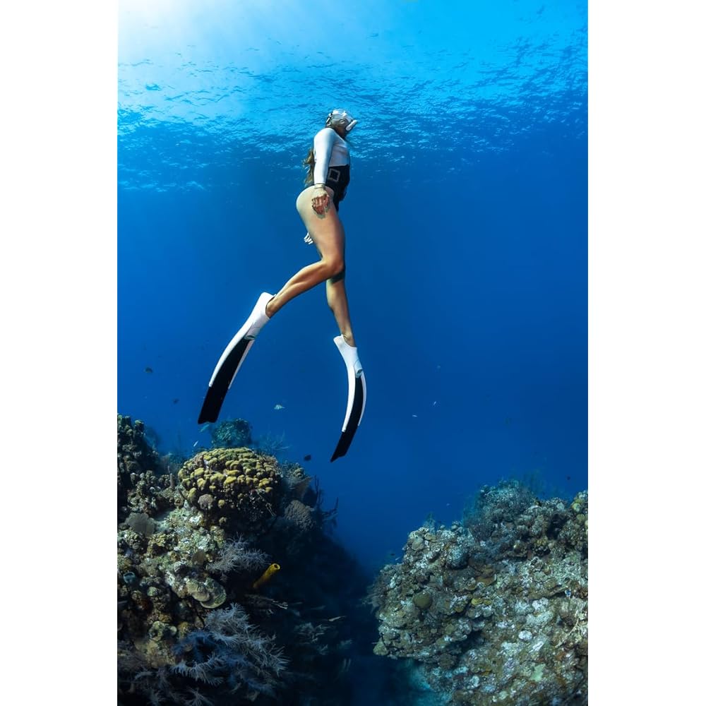 Freediving AQUALUNG CYCLONE X WHITE 38/39 (23.5-24cm) Aqualung Cyclone