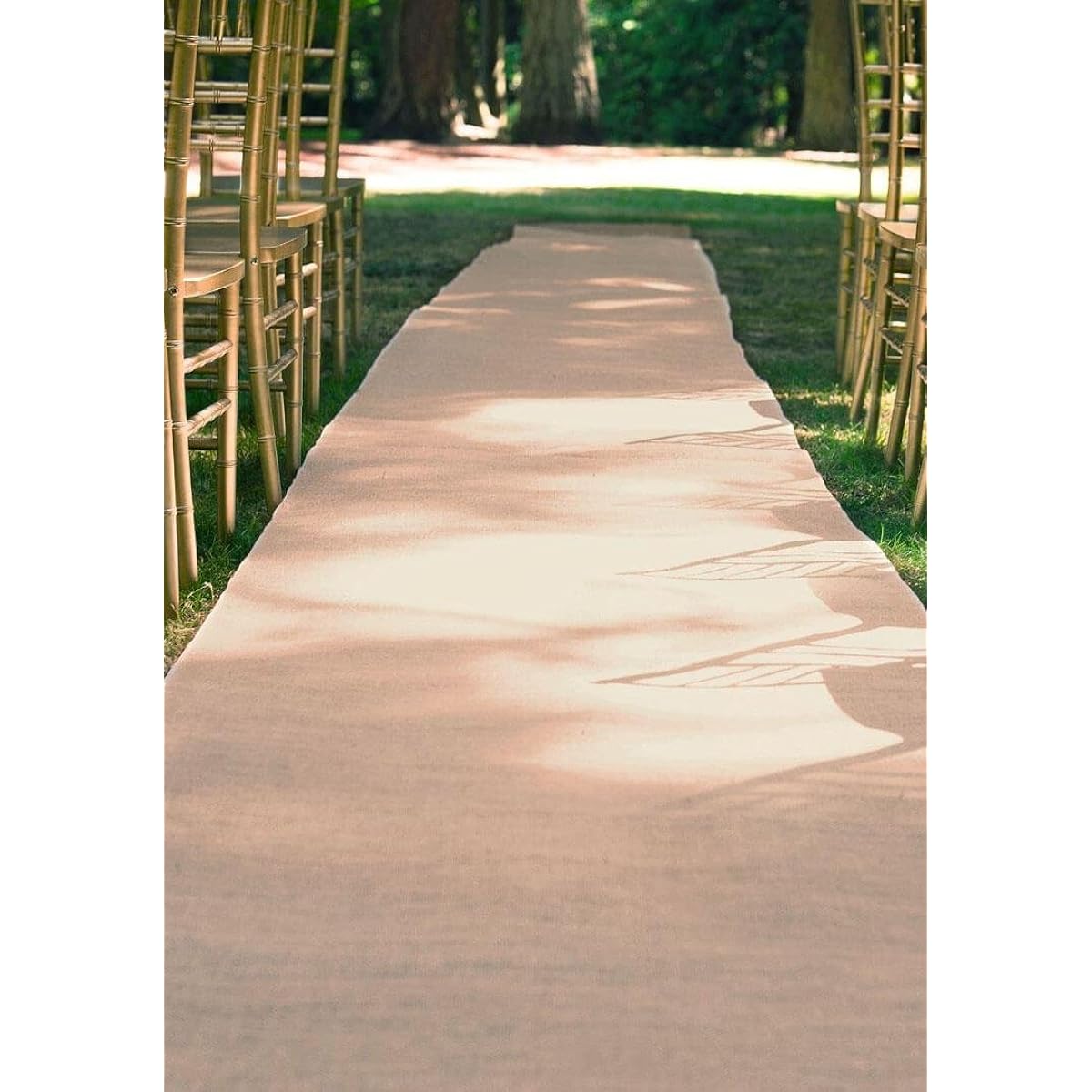 Burlap Aisle Runner Beach Garden Wedding 36" x 100' (Natural)