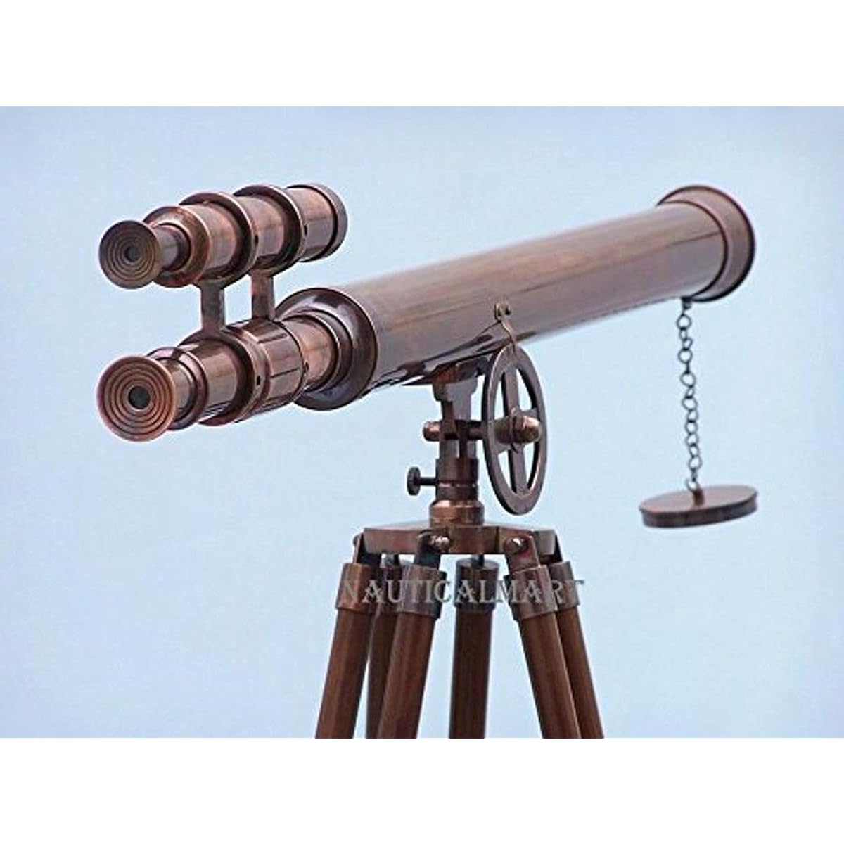 NAUTICALMART FLOOR STANDING OIL-RUBBED BRONZE GLIFFITH ASTRO TELESCOPES 64"