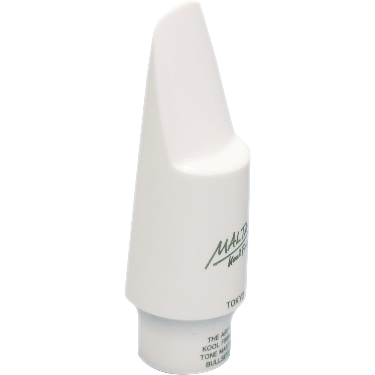 Malta Alto Saxophone Mouthpiece White Hard Rubber Size: M* & Ligature: Gold Plated