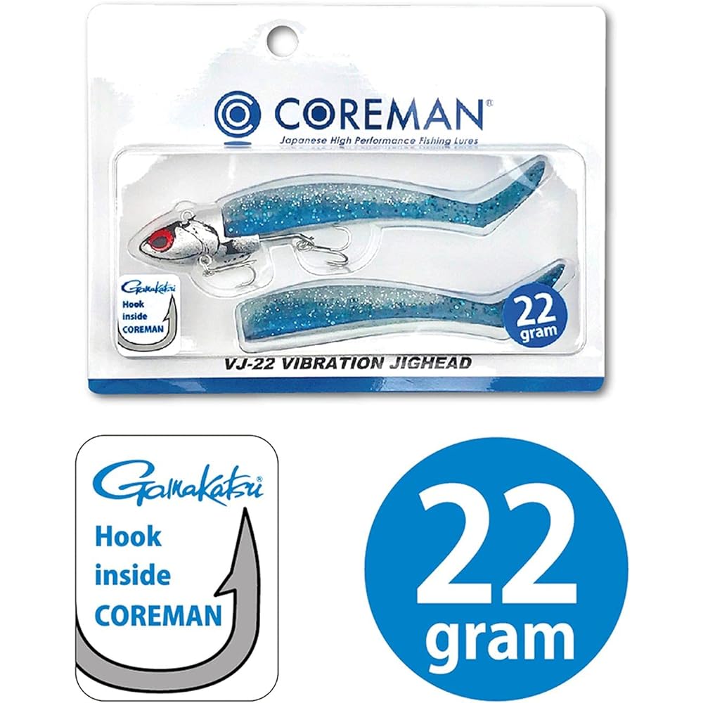COREMAN Worm VJ-22 Vibration Jig Head