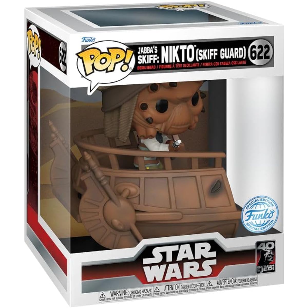 Funko Star Wars: Return of the Jedi - Nikto Build-A-Scene Pop! Deluxe Vinyl Action Figure