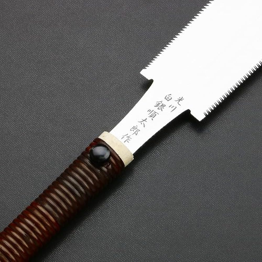 Kanejun Juntaro Shirogane Replaceable double-edged saw 8 inches 225MM