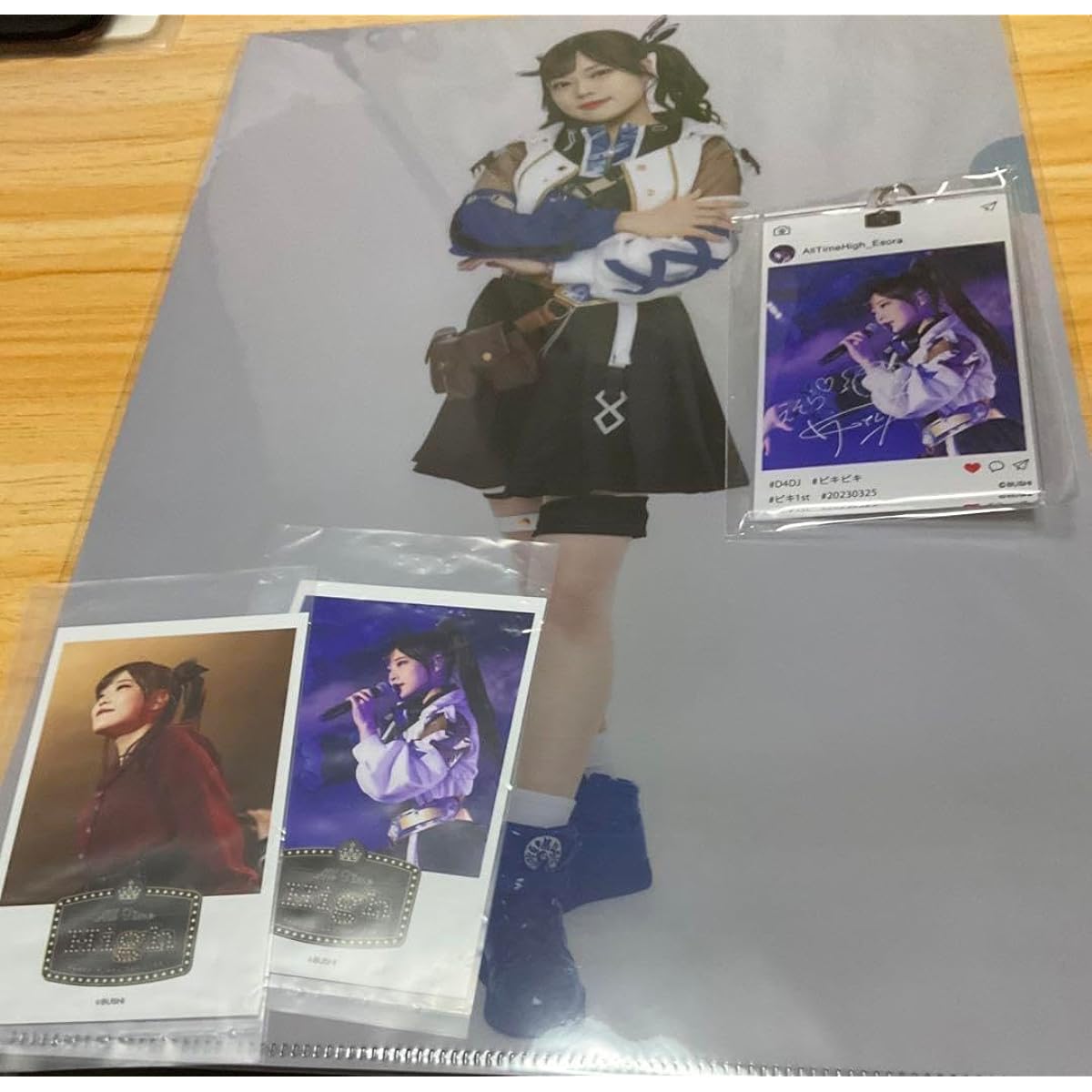 D4DJ Raffle Lottery Peaky Pkey Kurachi Reo Acrylic Clear