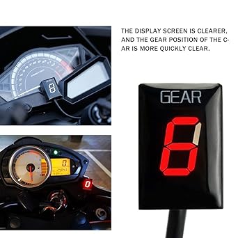 Speed Display Meter Motorcycle Gear Indicator Kawasaki ER-4N ER4N ER4F ER-4F ER-6F ER6F Ninja 250R 650R 250 650 R Ninja 400R 400 R Gear Display