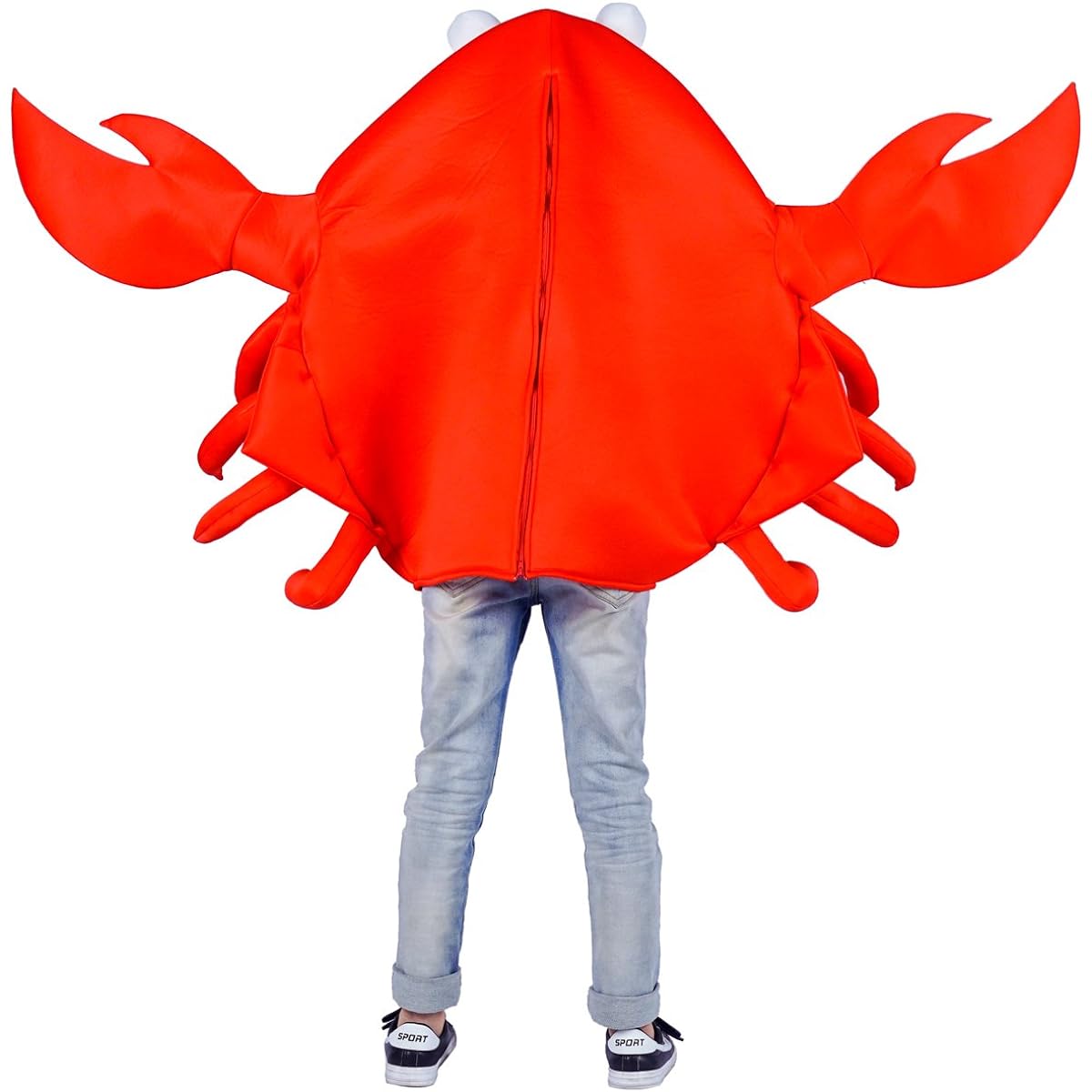 Flat White Kids Unisex King Crab Costume One Size