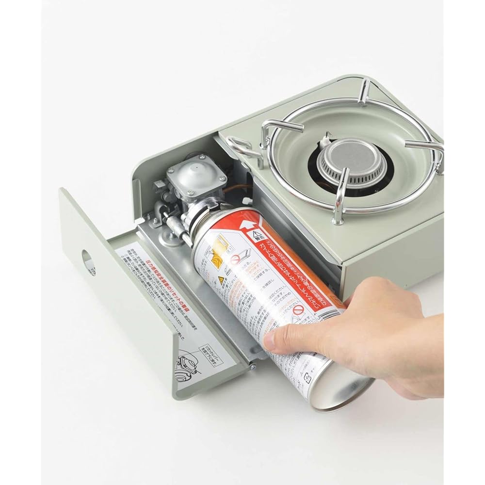BRUNO Cassette Stove Mini Camping Gas Yakiniku Outdoor Sengoku Small Disaster Prevention Supplies Earthquake Preparation Cute Stylish Green BOE094-GR 7760892