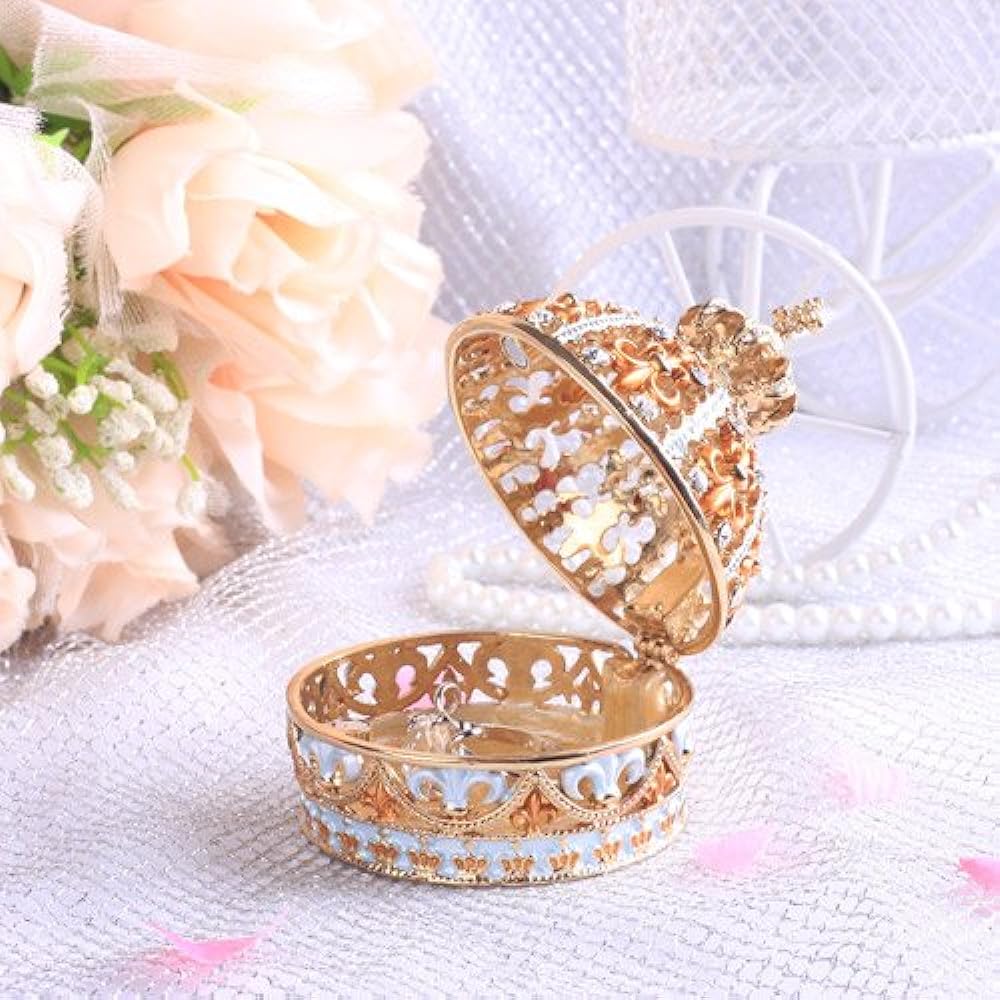 <Crown (Blue) Crown> Pierce Jewelry Box Jewelry Box