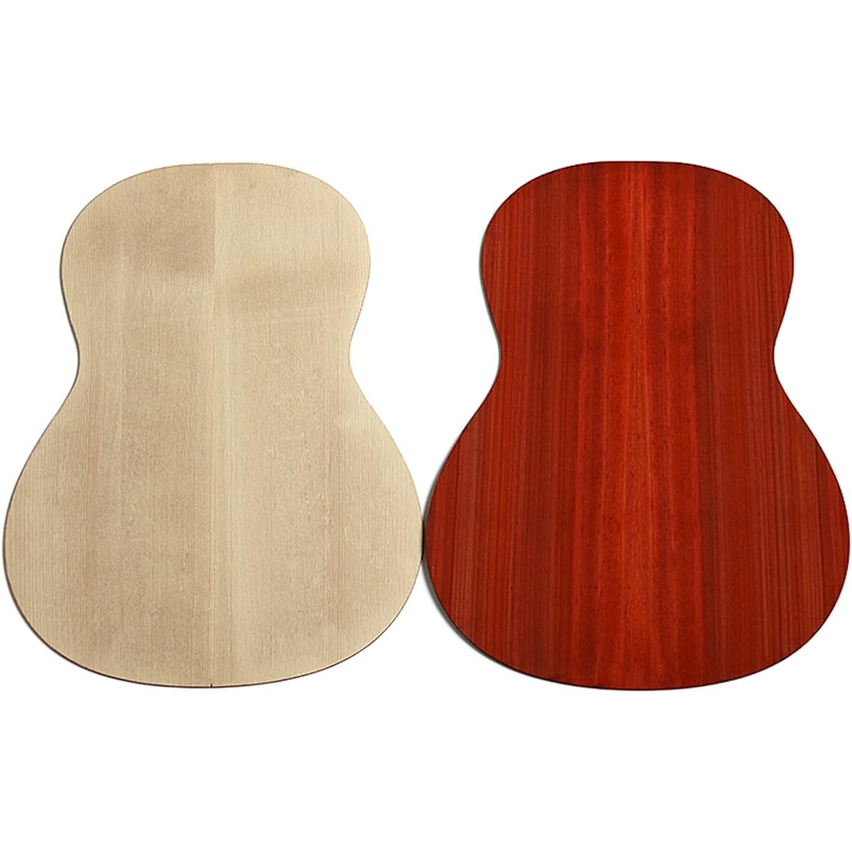 Classical guitar back and side solid spruce surface combination set Guitar body (Color: 2)