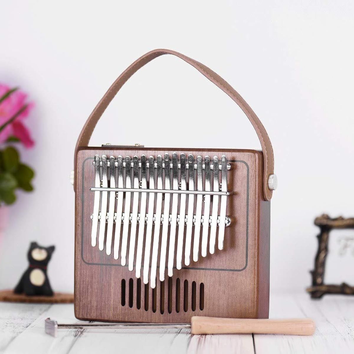 Thumb Piano 17 Keys Thumb Piano Kalimba African Instrument
