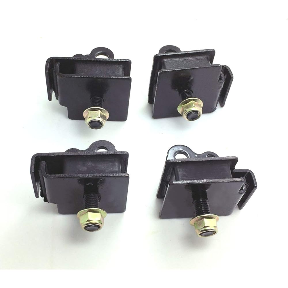 YAMAHA RHINO GRIZZLY 660 Bottom & Top Engine Mount Rubber Damper Kit for YXR660 2004-2007 YFM660 2002-2008