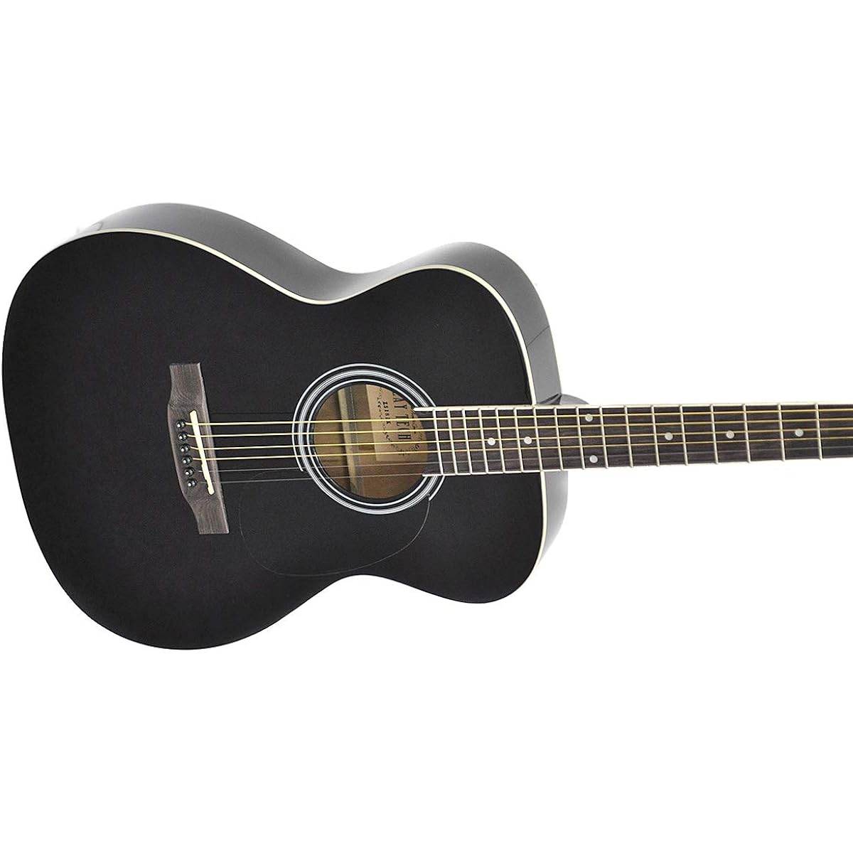 PLAYTECH Acoustic Guitar ZS18 Black Acoustic Guitar