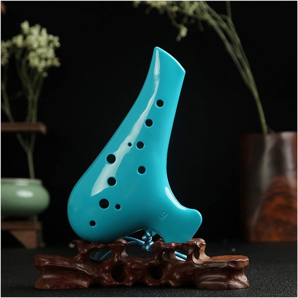 12 Hole Alto C Tune Plastic Drop-Resistant Ocarina for Beginners Kids Playing Type Ocarina Musical Instrument with Strap Ocarina Instrument (4)