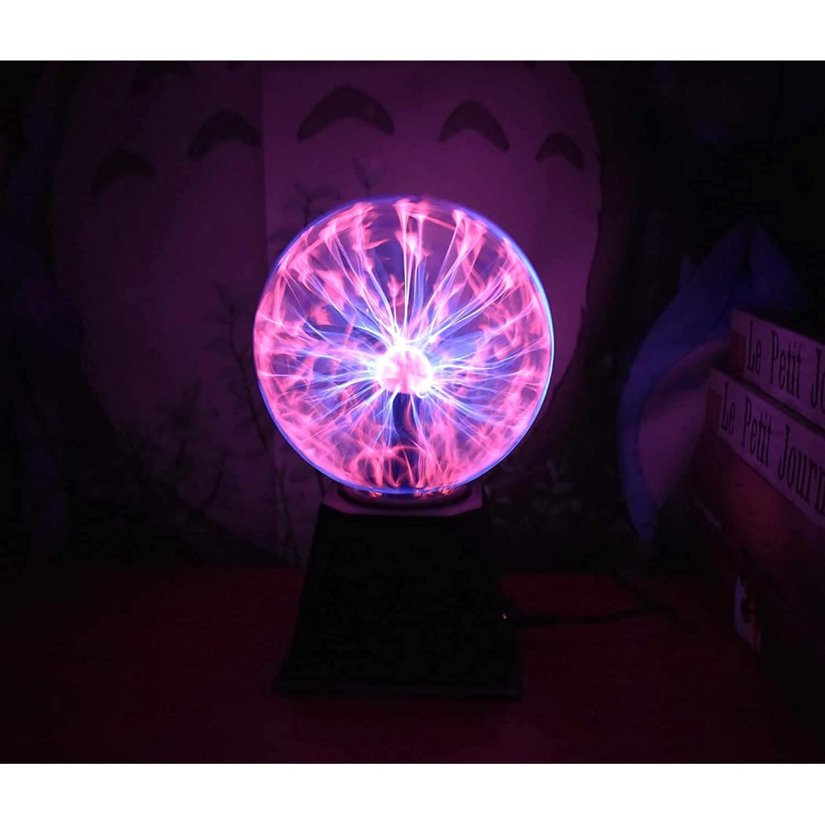 Plasma Ball Discharge Ball Glass Ball Toy Touch and Sound Perception 6 Inch Nebula Bolt Party Decoration Air Purification Science Props USB Drive Kids Bedroom Home Novelty Products Birthday Gifts