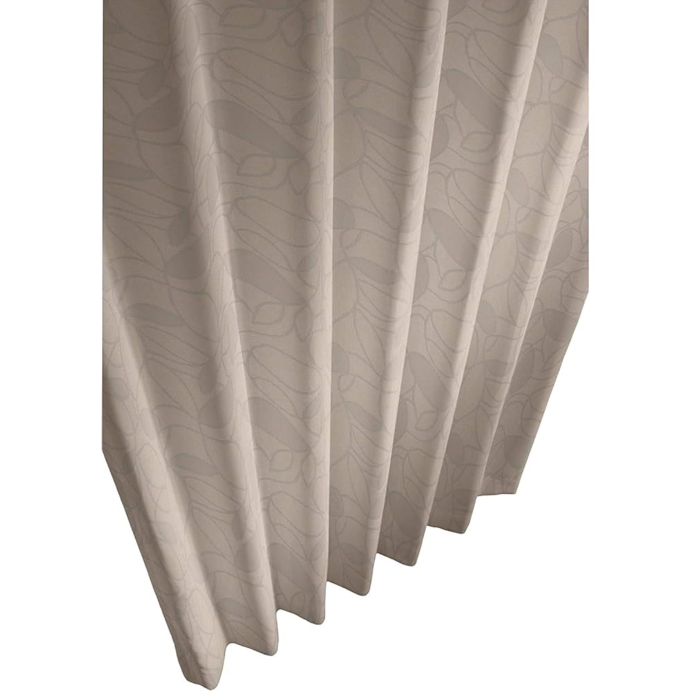 1 drape curtain (with 1 tassel) Classic Ivory 200x110cm Washable Shape-stable J-12225